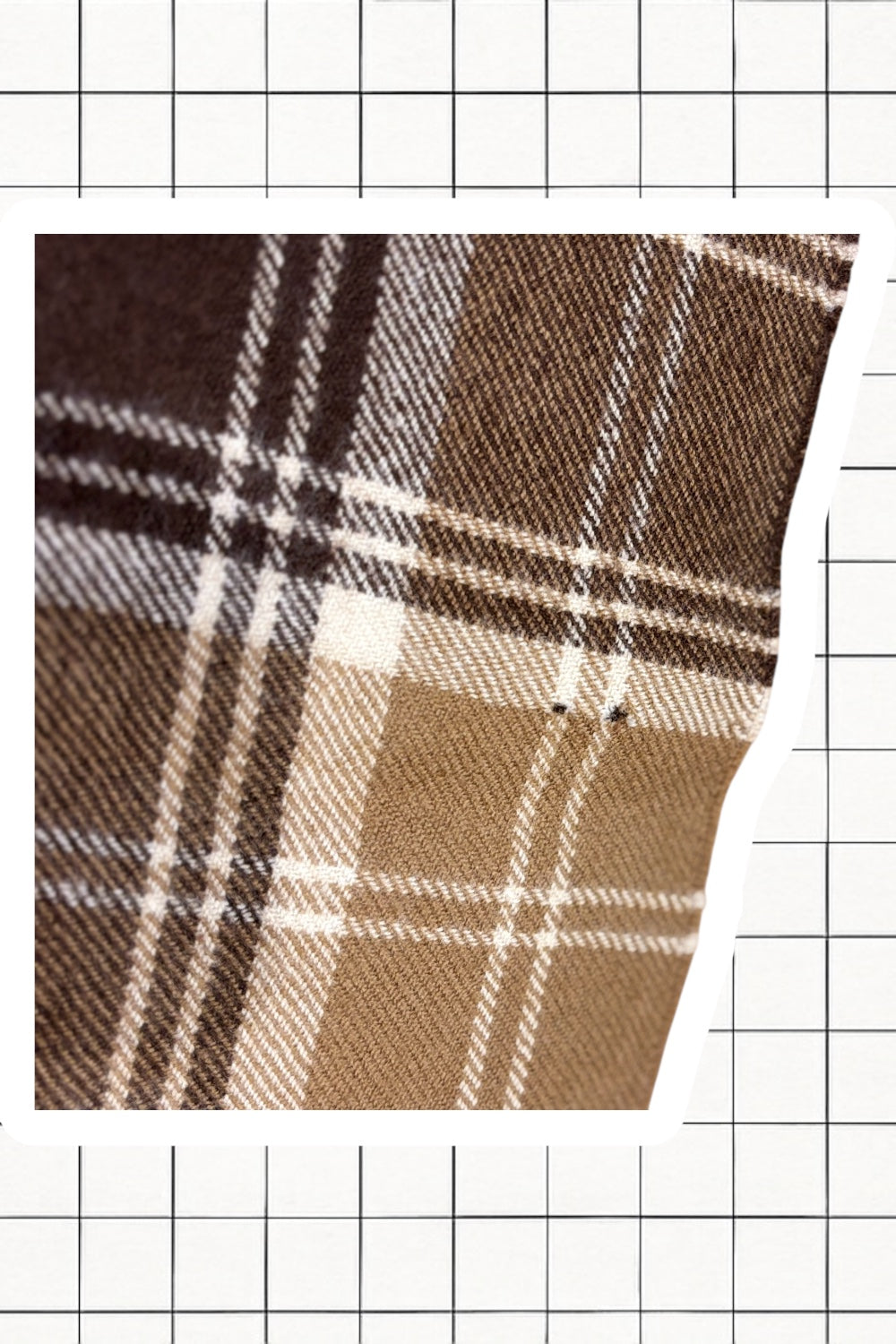 Brown vintage Burberry scarf