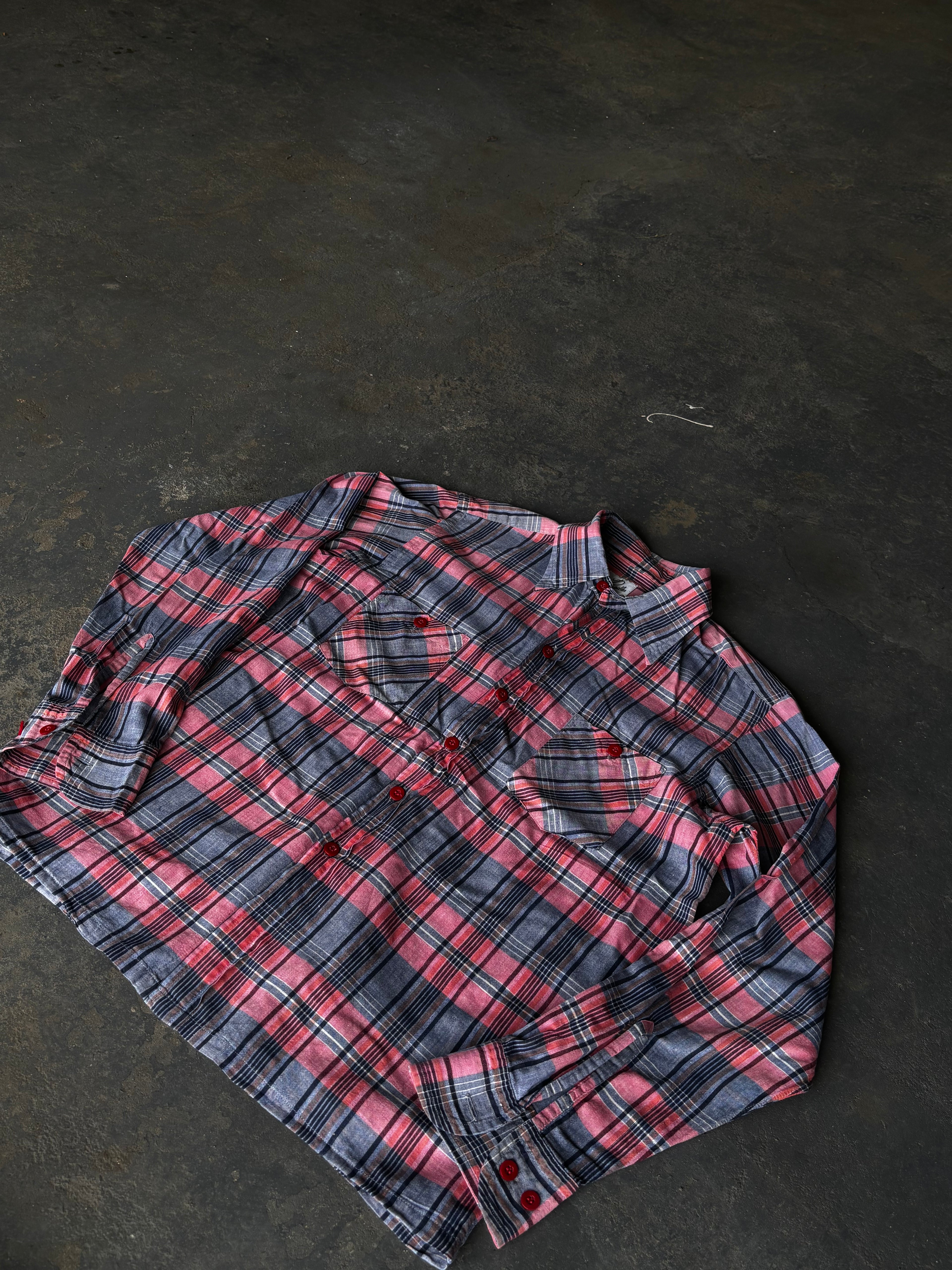 Vintage 00’s Needles Japan Check Work Shirt