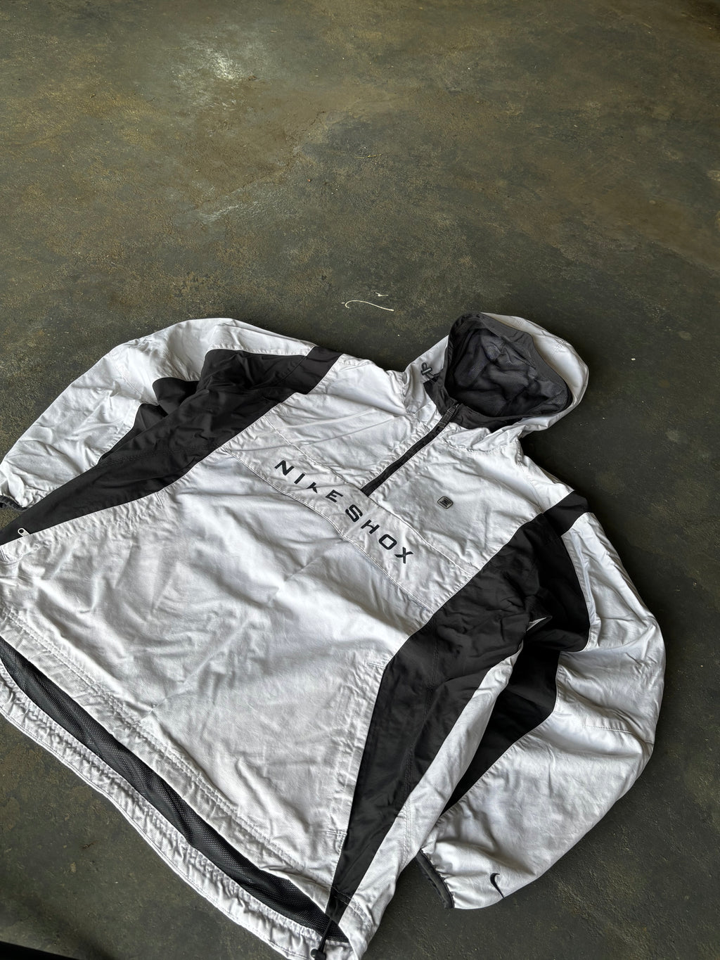 Rare Vintage 00’s White Nike Shox Anorak Jacket