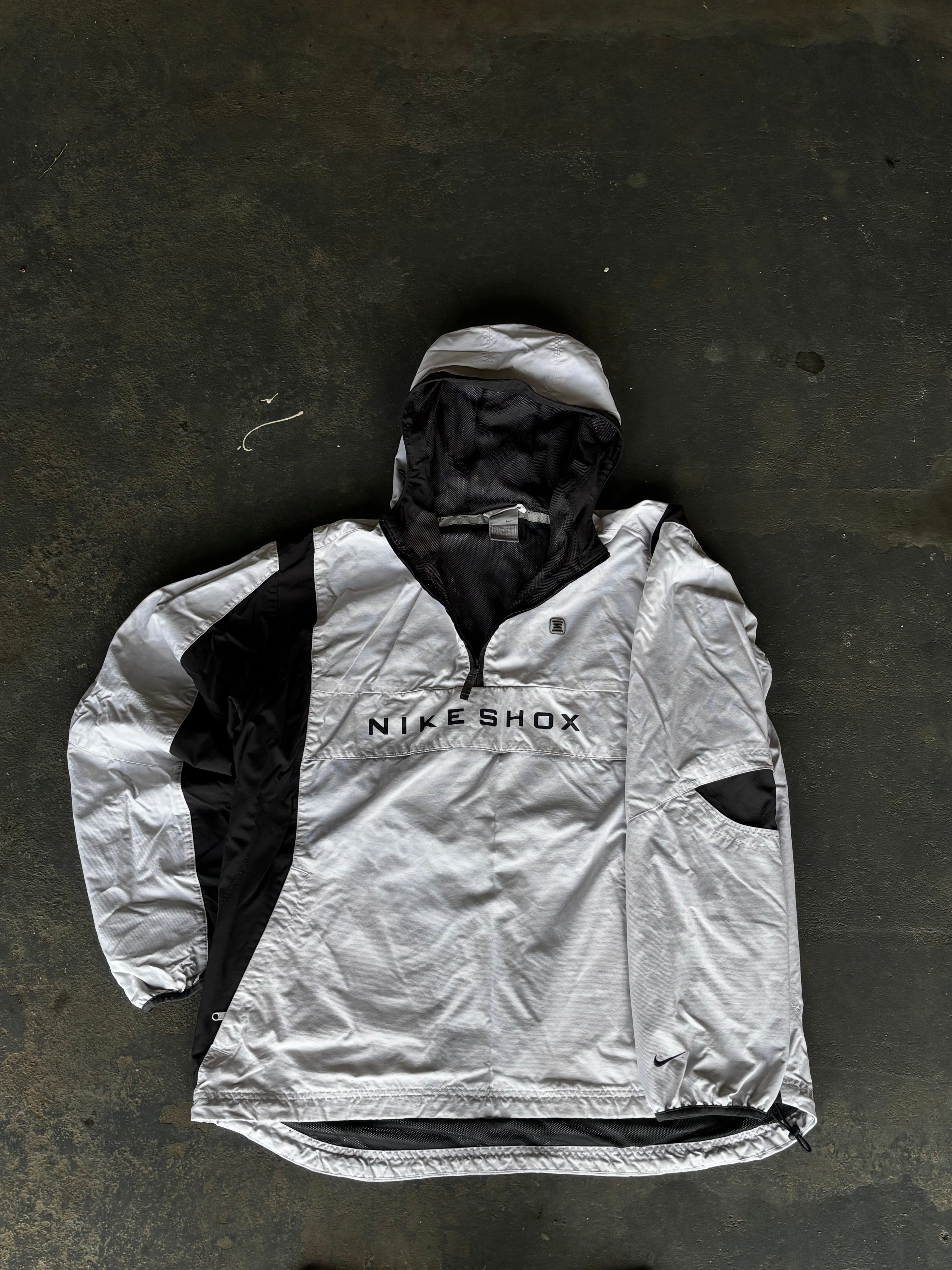 Rare Vintage 00’s White Nike Shox Anorak Jacket