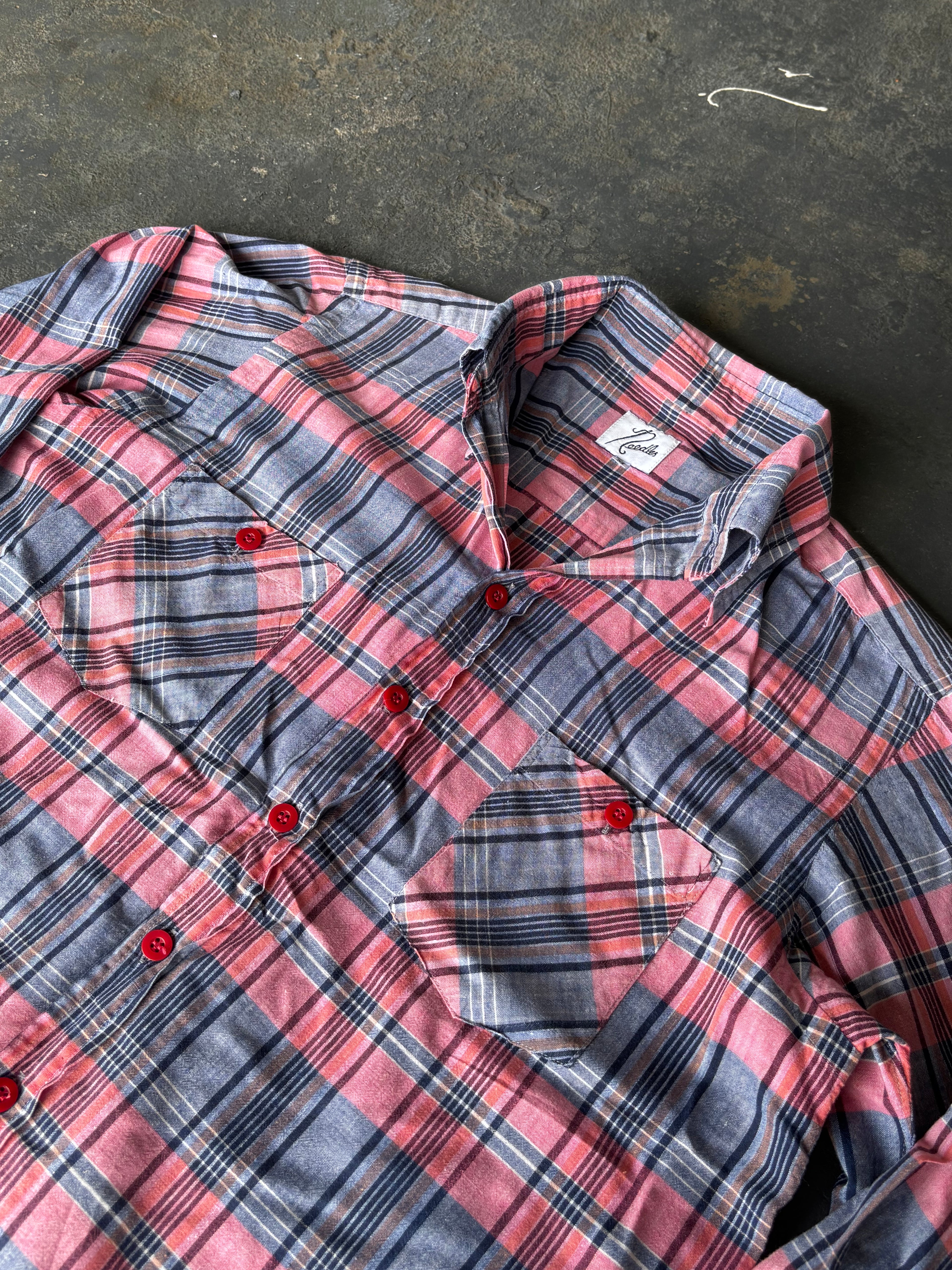 Vintage 00’s Needles Japan Check Work Shirt