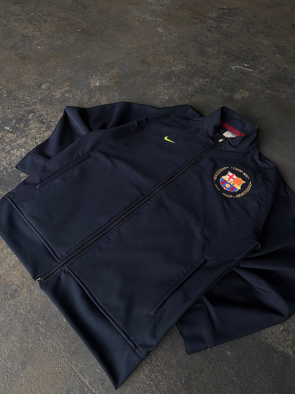 Vintage 2007/08 Barcelona Nike 50th Anniversary Jacket