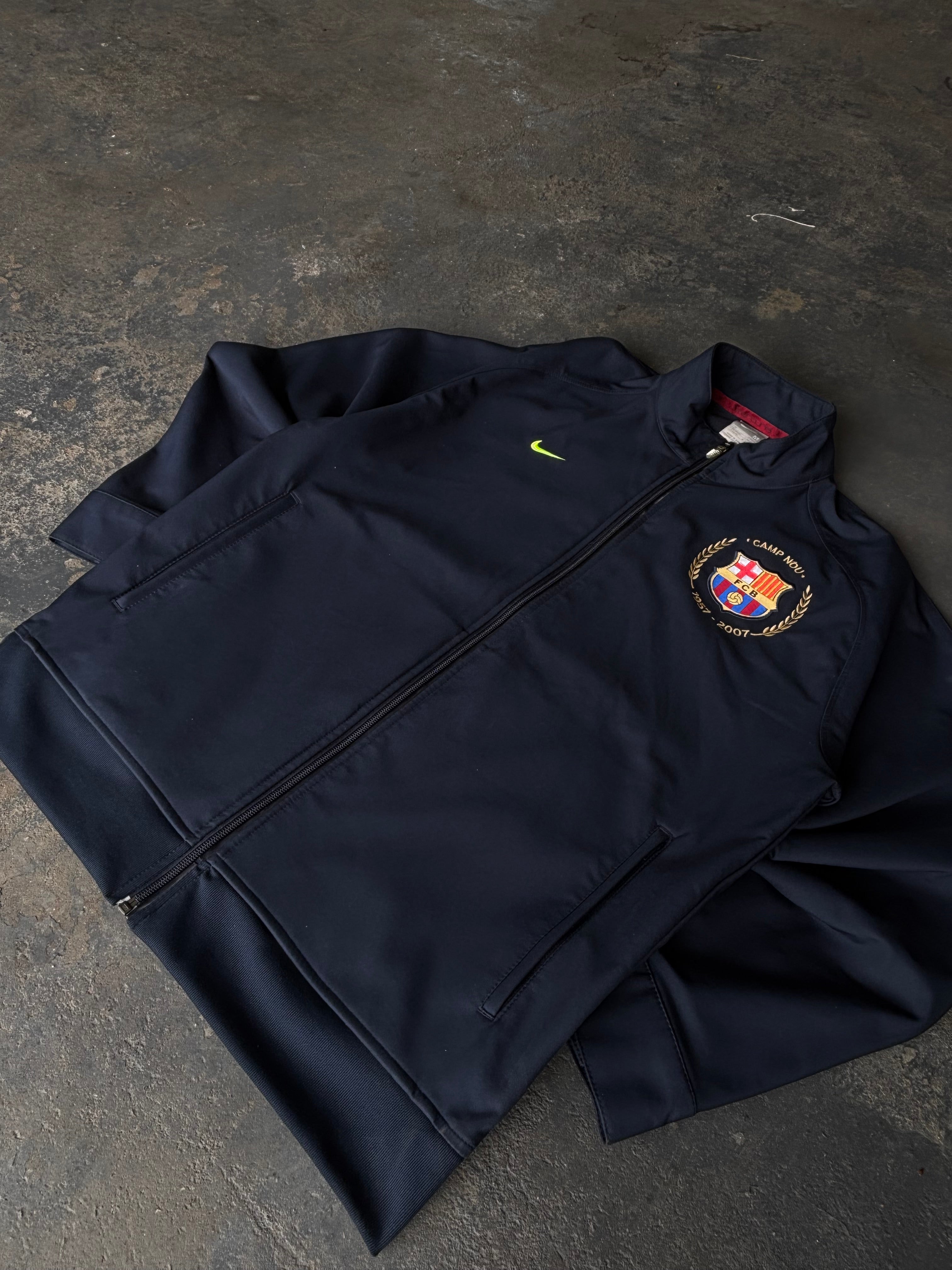 Vintage 2007/08 Barcelona Nike 50th Anniversary Jacket