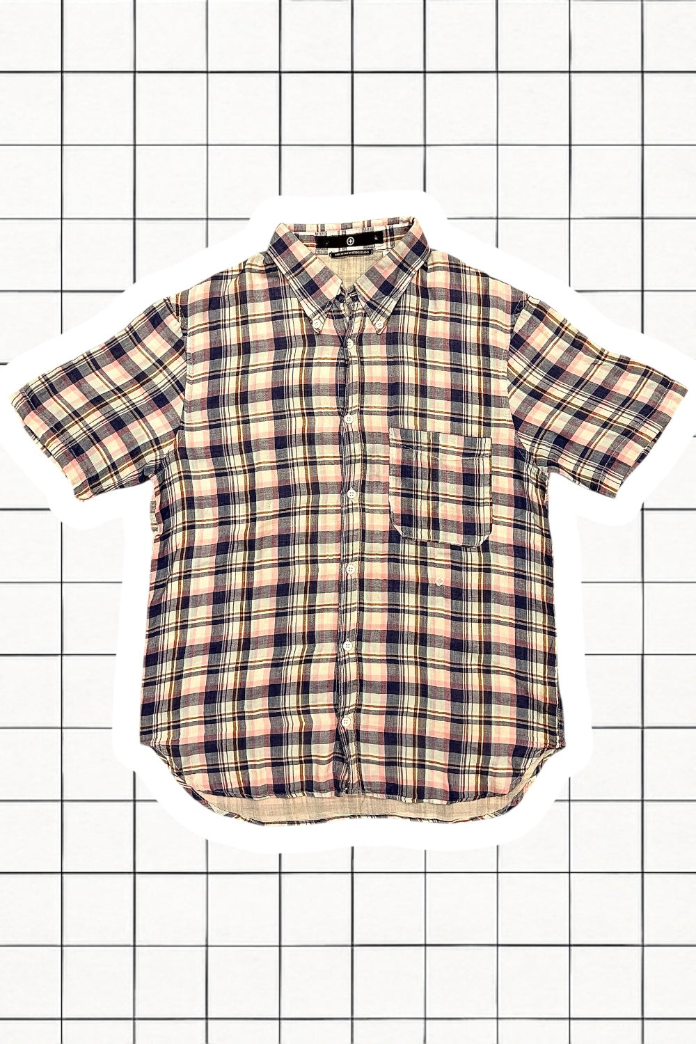 SS06 Stone Island Denims Plaid Shirt