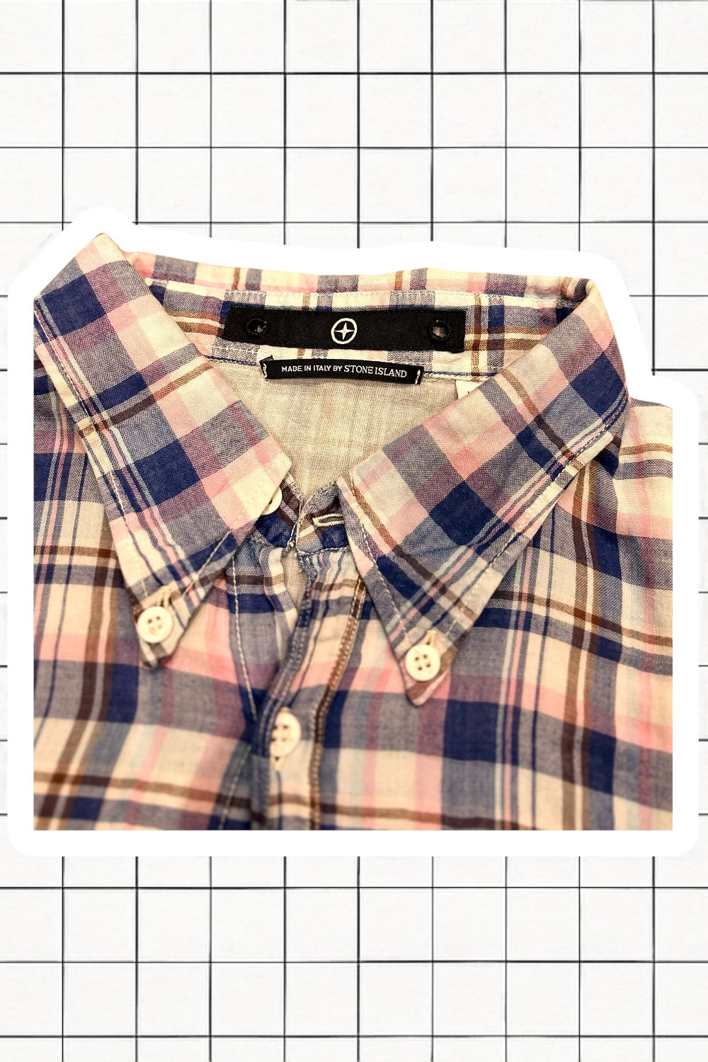 SS06 Stone Island Denims Plaid Shirt