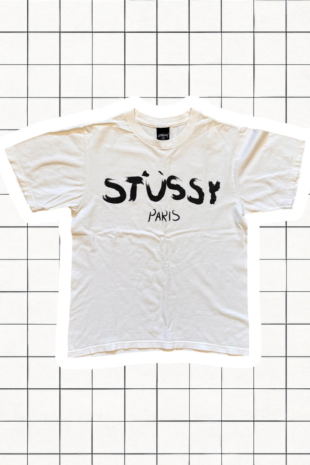 Stüssy Paris White Tee
