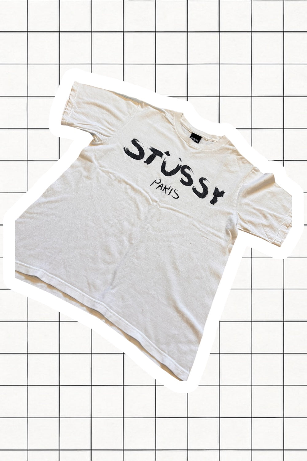 Stüssy Paris White Tee