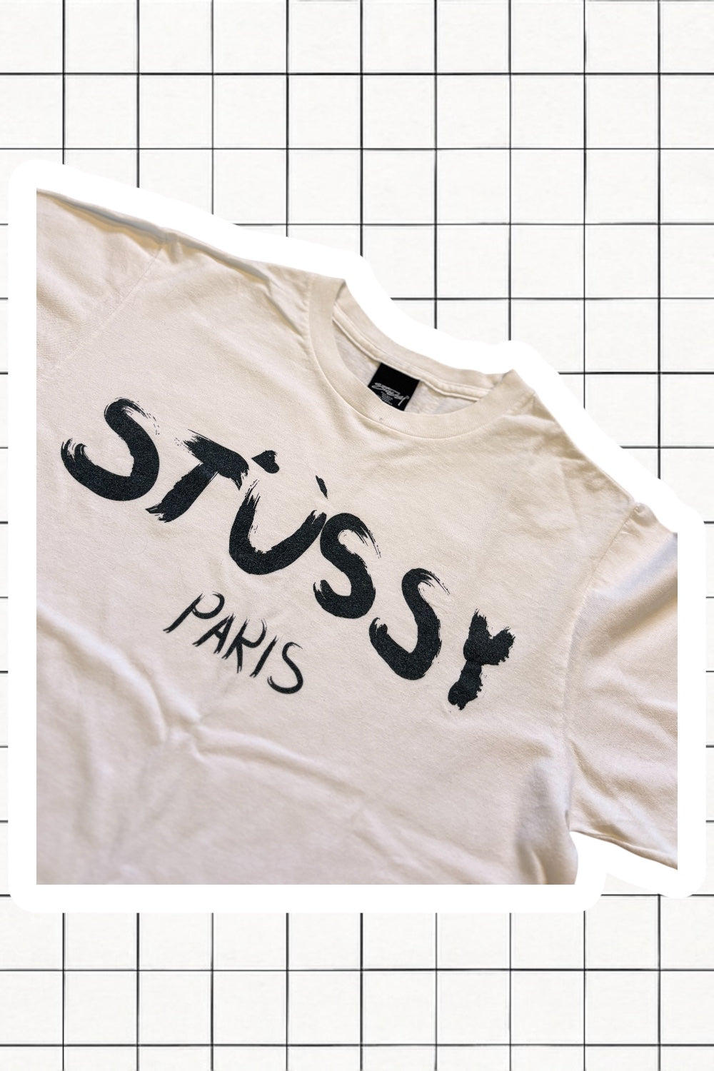 Stüssy Paris White Tee