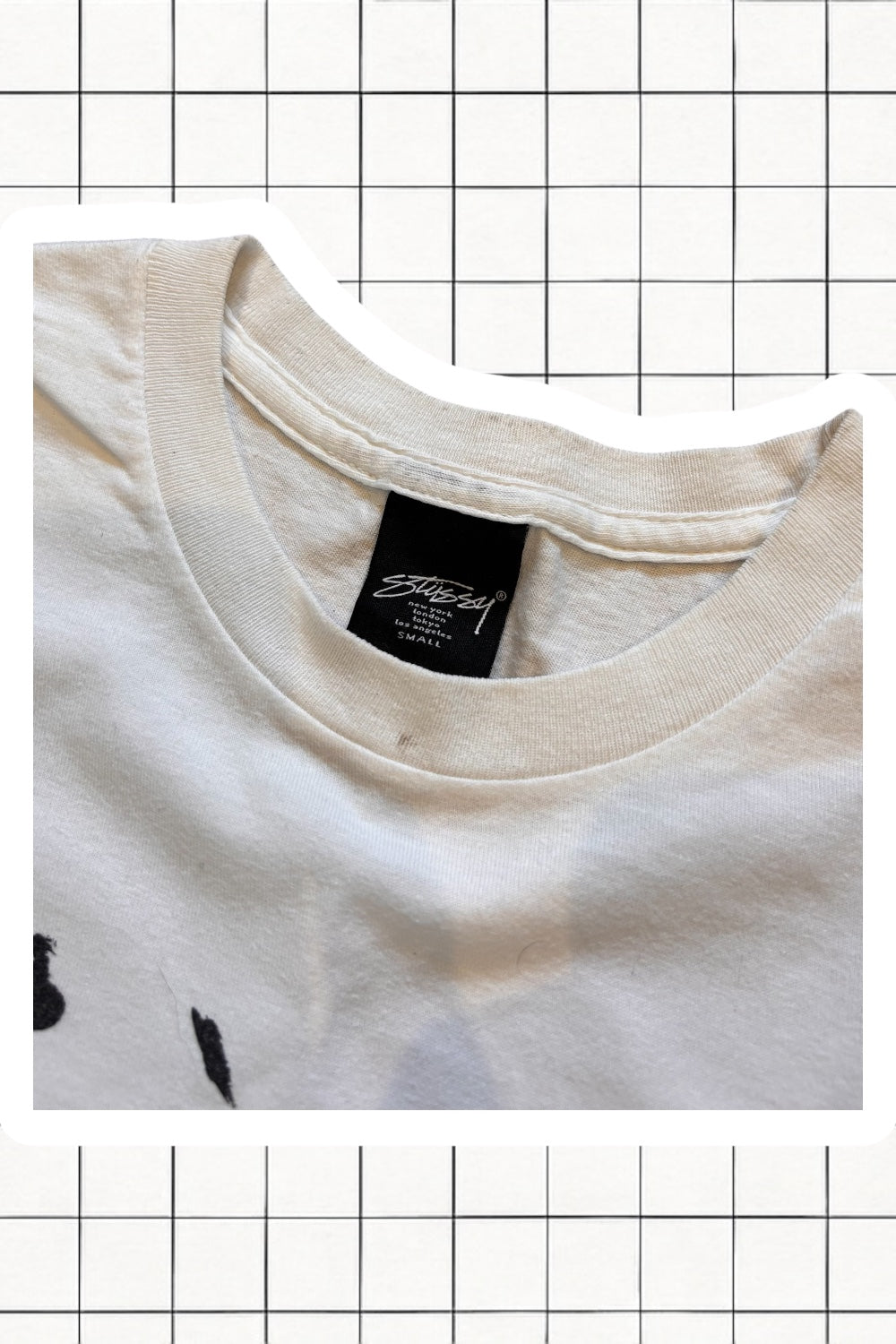 Stüssy Paris White Tee